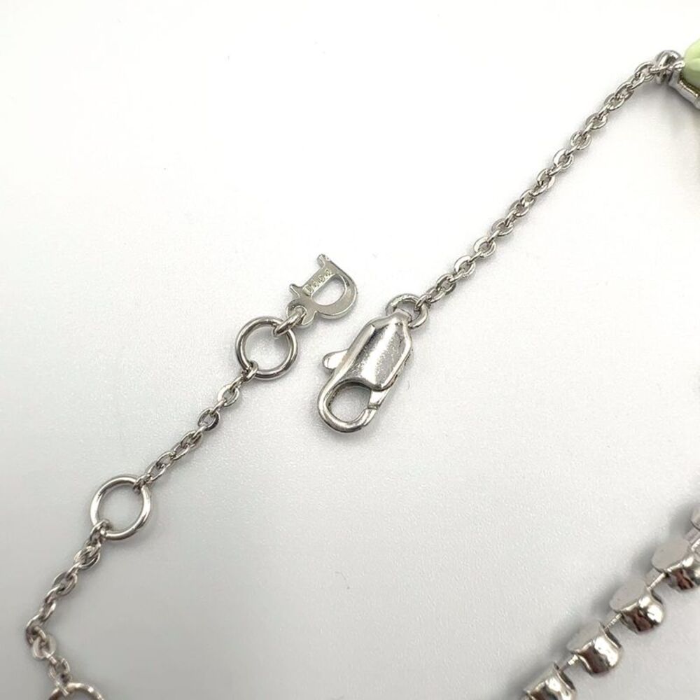 Dior Diorette Rose Metal Enamel Bracelet - Picture 8 of 10